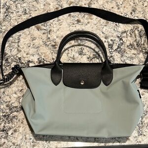 Longchamp crossbody bag in seafoam green